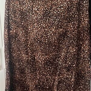 Old Navy Brown and Black Textured Skirt